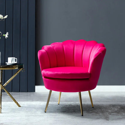 Barrel Chair: 30'' Wide Velvet Barrel Chair