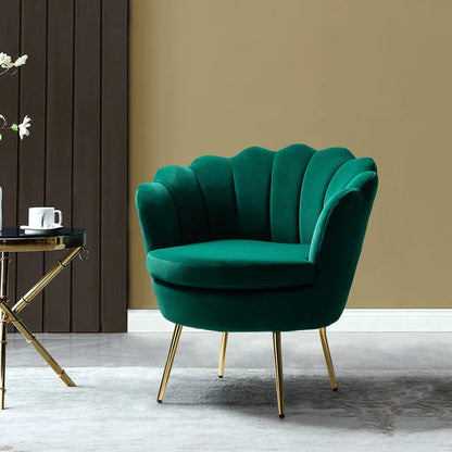 Barrel Chair: 30'' Wide Velvet Barrel Chair
