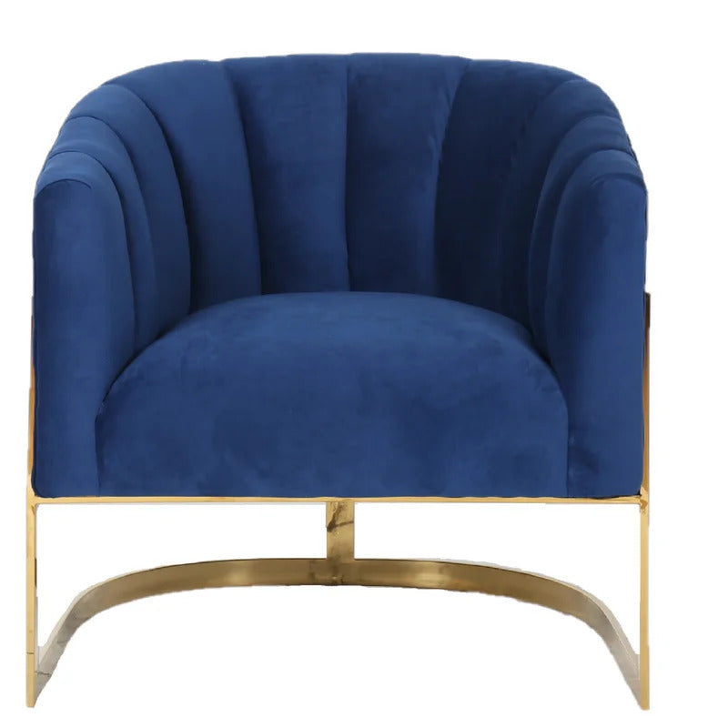 Barrel Chair: 30'' Wide Velvet Barrel Chair