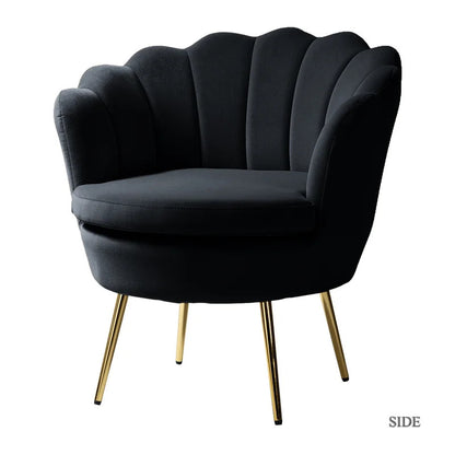 Barrel Chair: 30'' Wide Velvet Barrel Chair