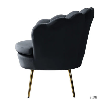 Barrel Chair: 30'' Wide Velvet Barrel Chair