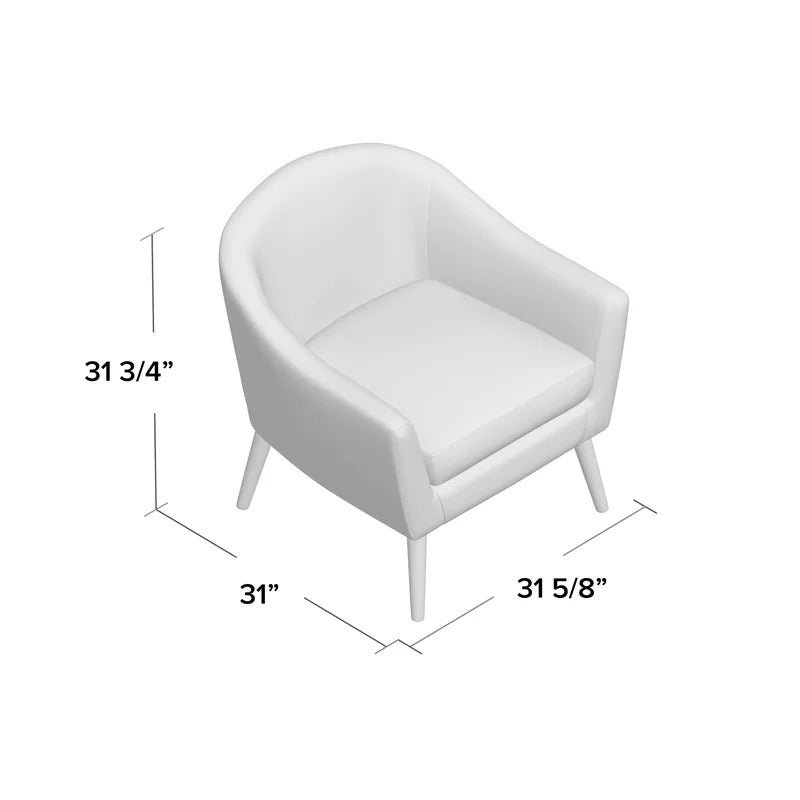 Barrel Chair: 31.63'' Wide Barrel Chair