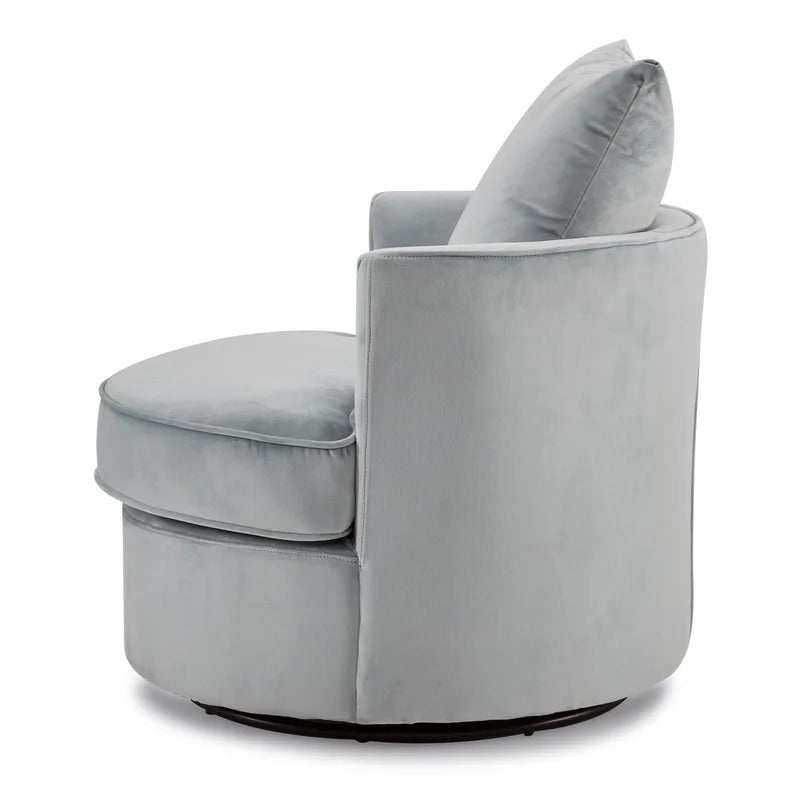 Barrel Chair: 31.6'' Wide Velvet Barrel Chair