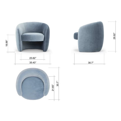 Barrel Chair: 35.43'' Wide Barrel Chair