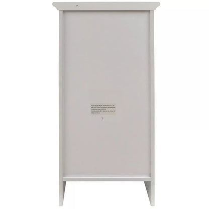 Bathroom Cabinets: 13.37" W x 27.63" H x 12" D Free-Standing Bathroom Cabinet