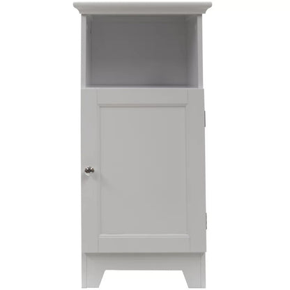 Bathroom Cabinets: 13.37" W x 27.63" H x 12" D Free-Standing Bathroom Cabinet