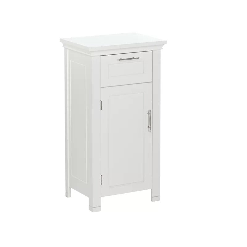 Bathroom Cabinets: 15.75'' W x 30.25'' H x 11.81'' D Free-Standing Bathroom Cabinet