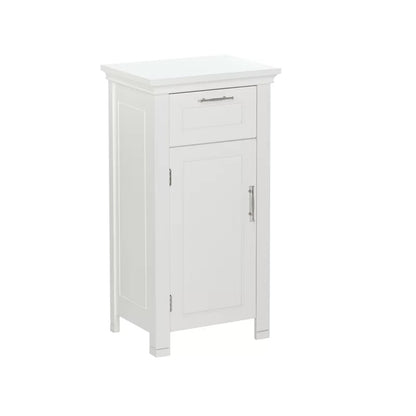 Bathroom Cabinets: 15.75'' W x 30.25'' H x 11.81'' D Free-Standing Bathroom Cabinet
