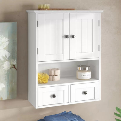 Bathroom Cabinets: 19.5'' W x 24.5'' H x 8'' D Wall Mounted Bathroom Cabinet