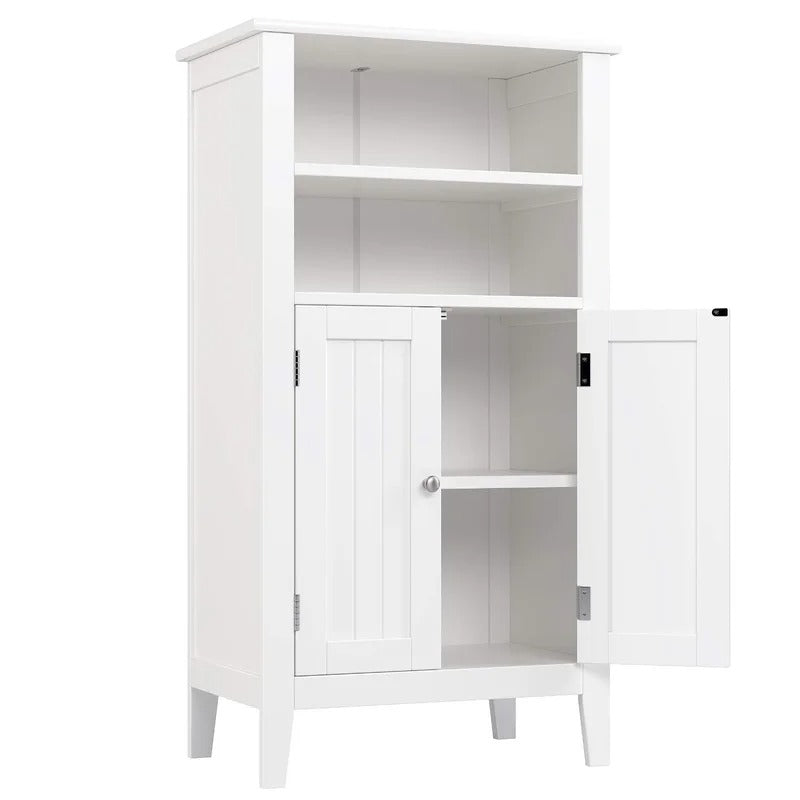 Bathroom Cabinets: 19.7'' W x 36.4'' H x 11.8'' D Free-Standing Bathroom Cabinet
