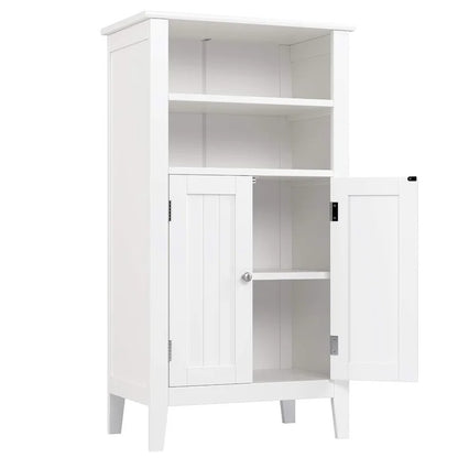 Bathroom Cabinets: 19.7'' W x 36.4'' H x 11.8'' D Free-Standing Bathroom Cabinet