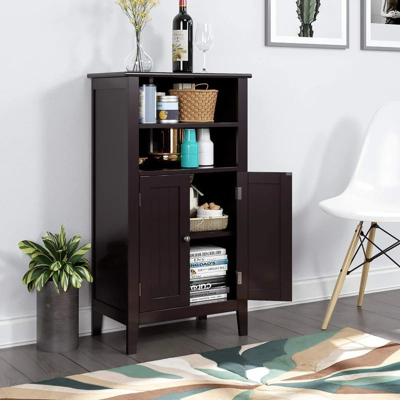 Bathroom Cabinets: 19.7'' W x 36.4'' H x 11.8'' D Free-Standing Bathroom Cabinet