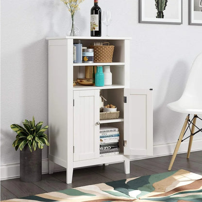 Bathroom Cabinets: 19.7'' W x 36.4'' H x 11.8'' D Free-Standing Bathroom Cabinet