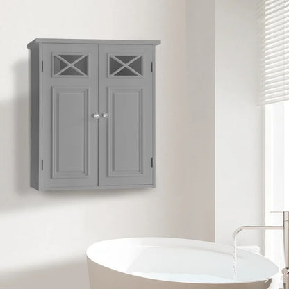 Bathroom Cabinets: 20'' W x 24'' H x 7'' D Wall Mounted Bathroom Cabinet