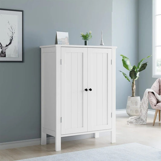 Bathroom Cabinets: 22.8'' W x 31.5'' H x 11'' D Free-Standing Bathroom Cabinet