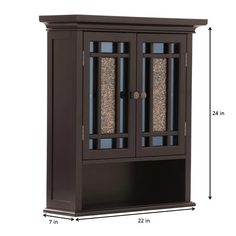 Bathroom Cabinets: 22'' W x 24'' H x 7'' D Removable Bathroom Cabinet
