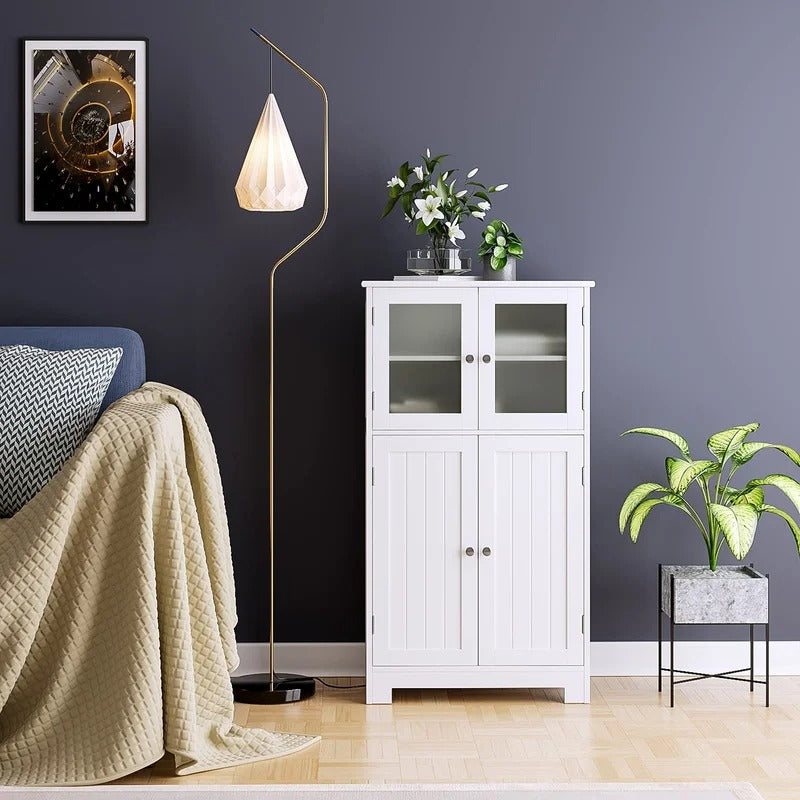 Bathroom Cabinets: 23.6'' W x 42.7'' H x 11.8'' D Linen Cabinet