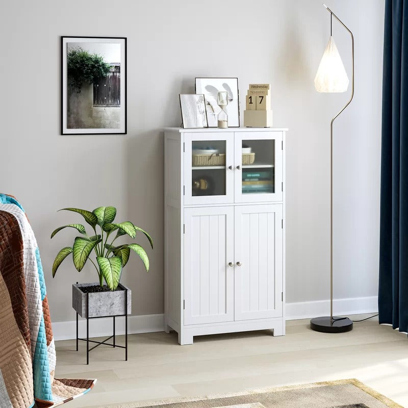 Bathroom Cabinets: 23.6'' W x 42.7'' H x 11.8'' D Linen Cabinet