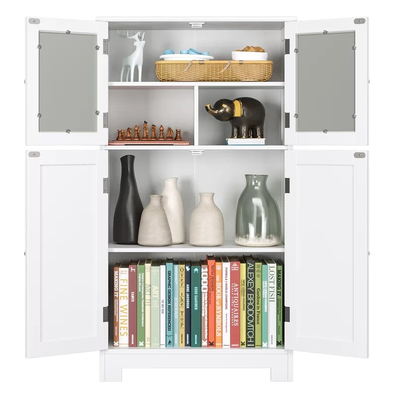 Bathroom Cabinets: 23.6'' W x 42.7'' H x 11.8'' D Linen Cabinet