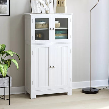 Bathroom Cabinets: 23.6'' W x 42.7'' H x 11.8'' D Linen Cabinet