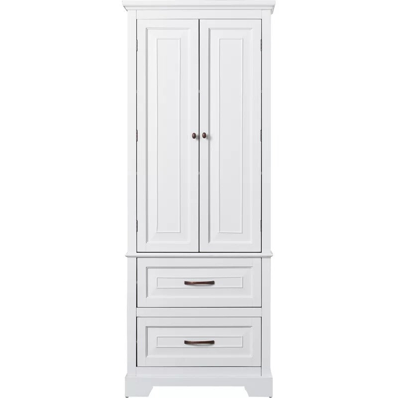 Bathroom Cabinets: 24'' W x 62'' H x 16'' D Linen Cabinet