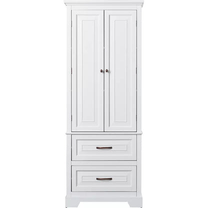 Bathroom Cabinets: 24'' W x 62'' H x 16'' D Linen Cabinet