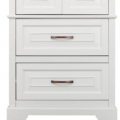 Bathroom Cabinets: 24'' W x 62'' H x 16'' D Linen Cabinet