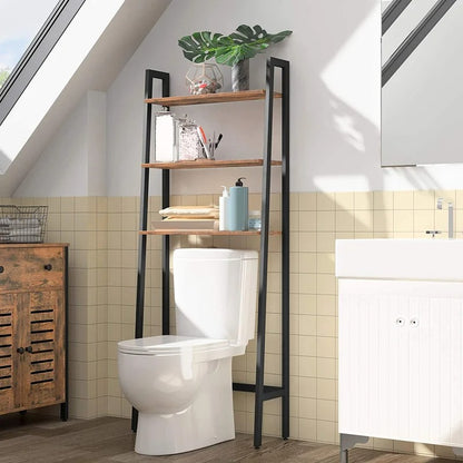 Bathroom Cabinets: 25.2'' W x 61.4'' H x 9.4'' D Over-The-Toilet Storage