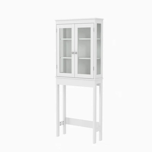 Bathroom Cabinets: 25.98'' W x 64.96'' H x 9.01'' D Bathroom Cabinet
