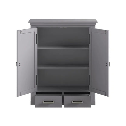 Bathroom Cabinets: 26'' W x 31.5'' H x 7'' D Wall Mounted Bathroom Cabinet