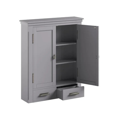 Bathroom Cabinets: 26'' W x 31.5'' H x 7'' D Wall Mounted Bathroom Cabinet