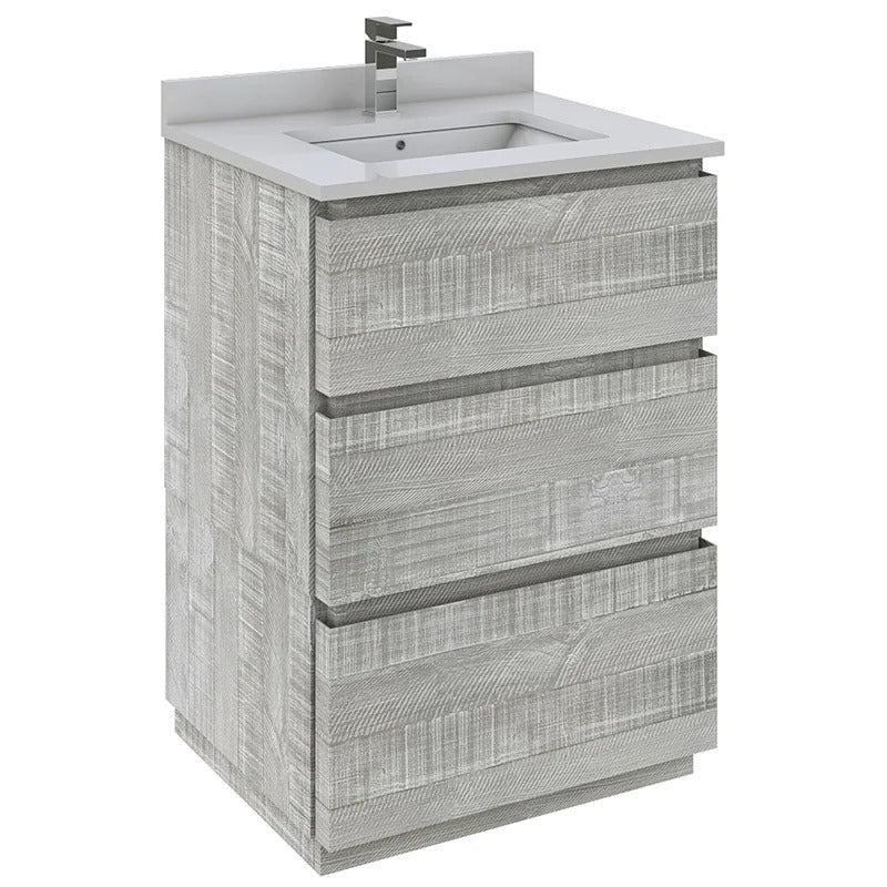 Bathroom Cabinets: Floor Standing 23" Single Bathroom Vanity Base Only