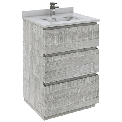 Bathroom Cabinets: Floor Standing 23" Single Bathroom Vanity Base Only