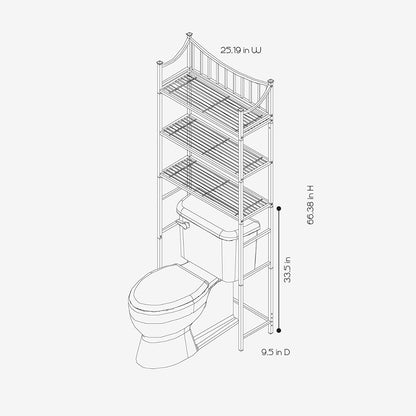 Bathroom Cabinets: Metal Space saver