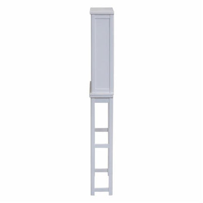 Bathroom Cabinets: The Toilet 3 Shelf Space Saver