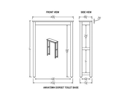 Bathroom Cabinets The Toilet 3 Shelf Space Saver
