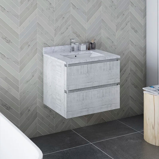 Bathroom Cabinets: Wall Hung 23" Single Bathroom Vanity Base Only