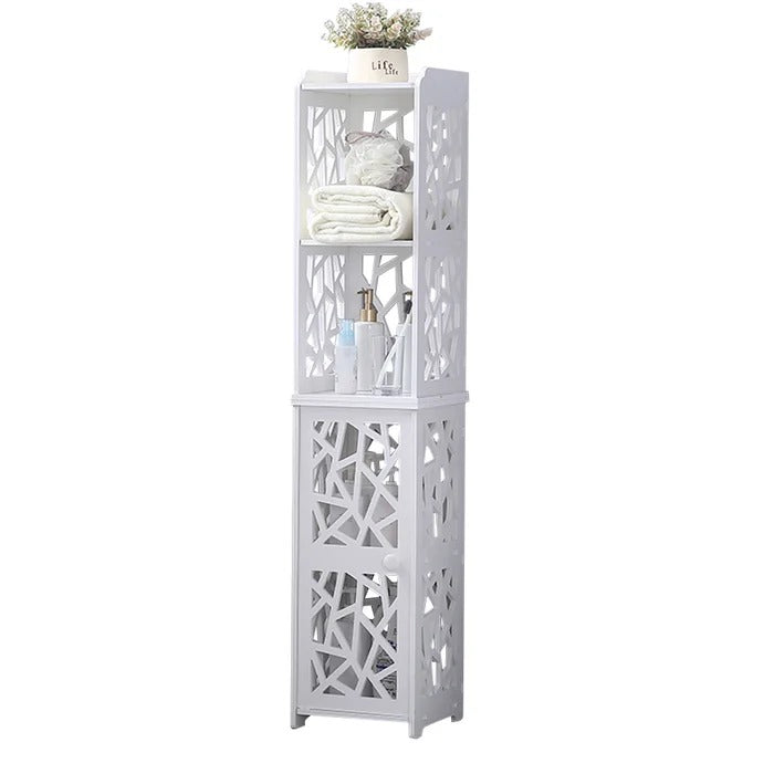 Bathroom Linen Cabinets:11.02'' W x 47.24'' H x 11.02'' D Linen Cabinet