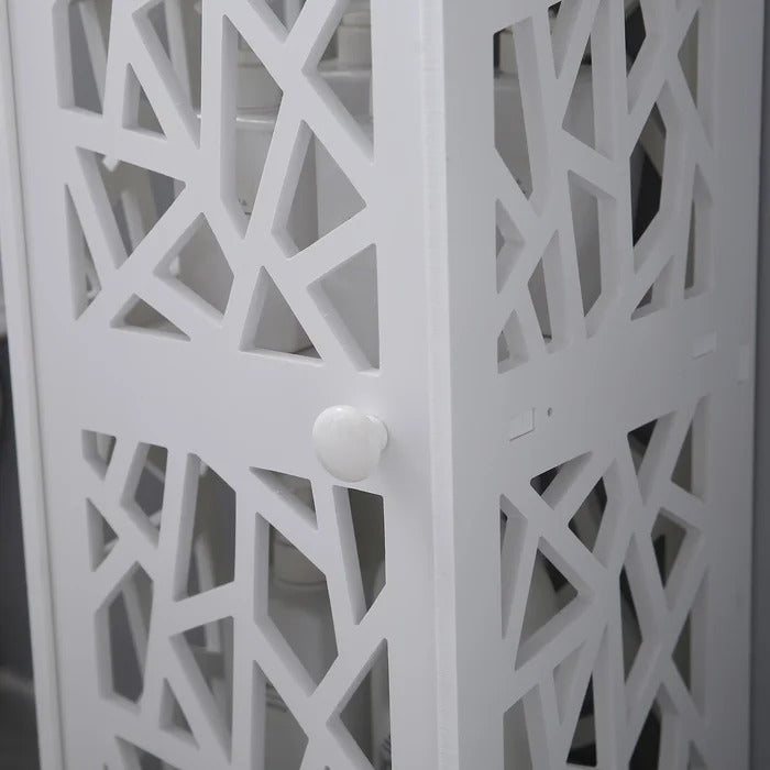 Bathroom Linen Cabinets:11.02'' W x 47.24'' H x 11.02'' D Linen Cabinet