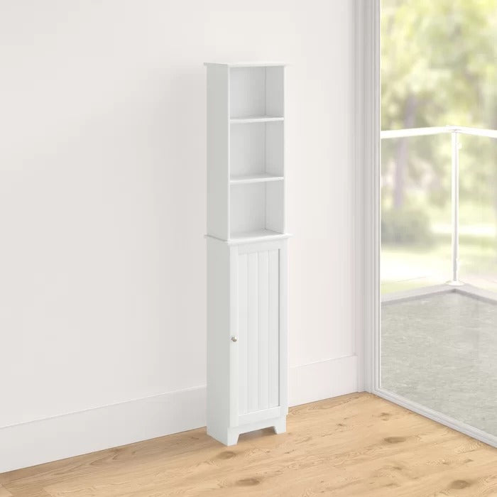 Bathroom Linen Cabinets:13.38'' W x 65.50'' H x 8'' D Linen Cabinet