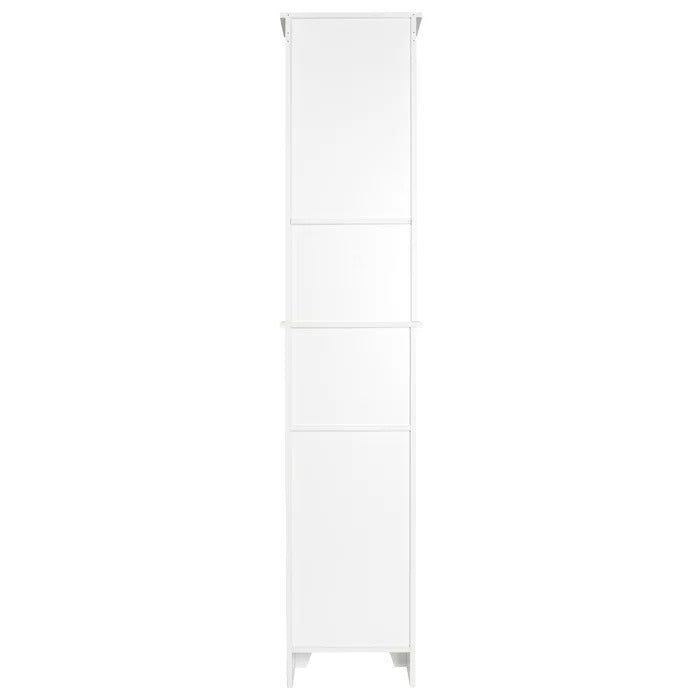 Bathroom Linen Cabinets:13.38'' W x 65.50'' H x 8'' D Linen Cabinet