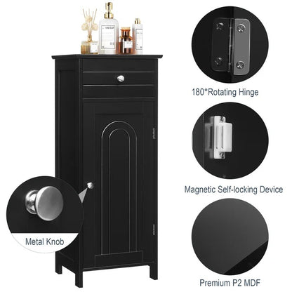Bathroom Linen Cabinets:14'' W x 34.5'' H x 12'' D Linen Cabinet