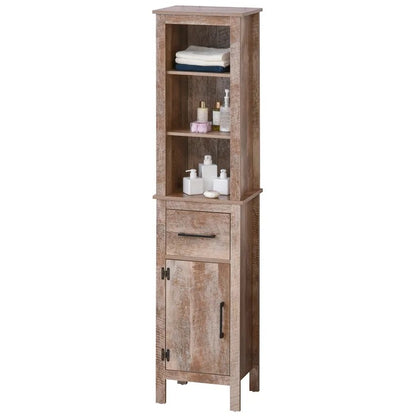 Bathroom Linen Cabinets:15.25'' W x 67.25'' H x 11.75'' D Linen Cabinet