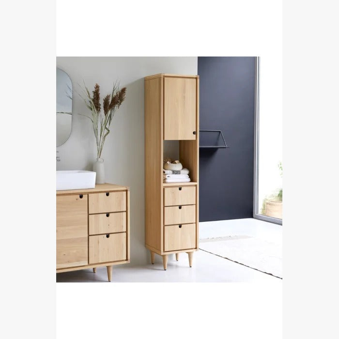 Bathroom Linen Cabinets:16'' W x 71'' H x 14'' D Solid Wood Linen Cabinet
