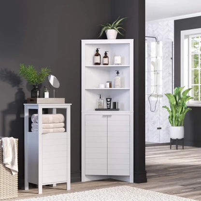 Bathroom Linen Cabinets: 23.31'' W x 63.88'' H x 11.19'' D Linen Cabinet