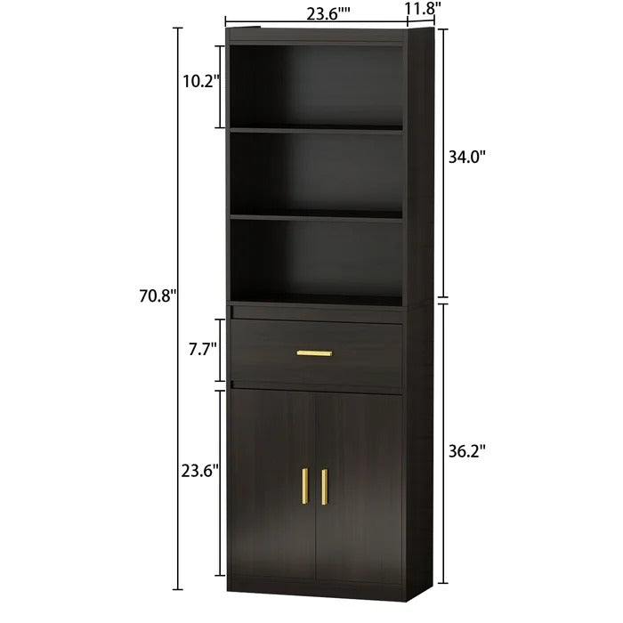 Bathroom Linen Cabinets:23.6'' W x 70.8'' H x 11.8'' D Linen Cabinet