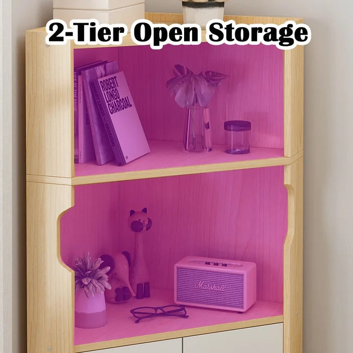 Bathroom Linen Cabinets: 25.2'' W x 59.1'' H x 17.7'' D Linen Cabinet