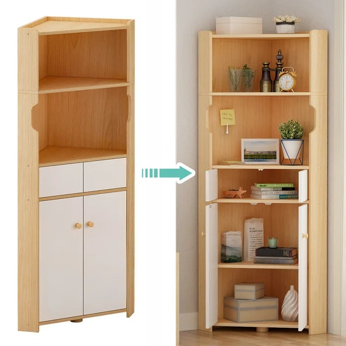 Bathroom Linen Cabinets: 25.2'' W x 59.1'' H x 17.7'' D Linen Cabinet