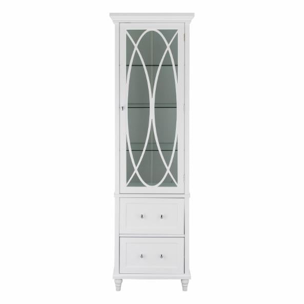 Bathroom Linen Cabinets: 2 Drawer Bathroom Linen Tower