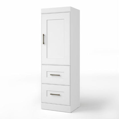 Bathroom Linen Cabinets: 2 Drawer Storage Cabinet